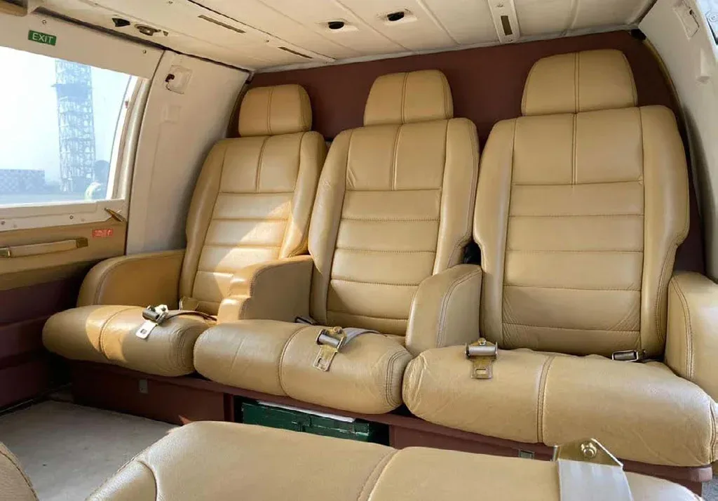 Cabin interior of a 1997 Dauphin AS365N-2.