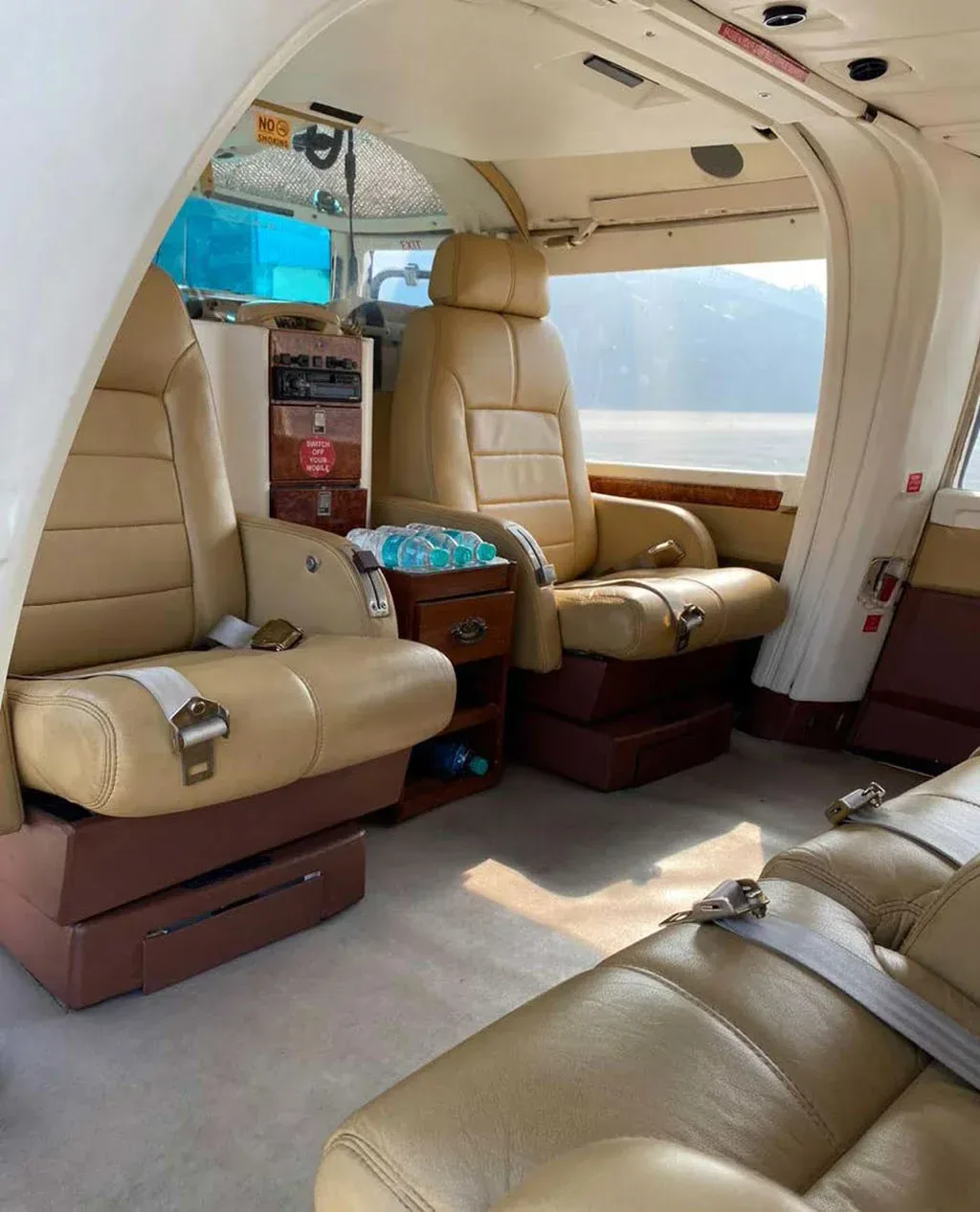 Cabin interior of a 1997 Dauphin AS365N-2.