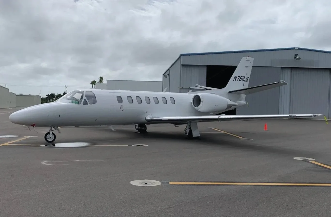 Exterior view of a 2007 Cessna Citation Encore+.