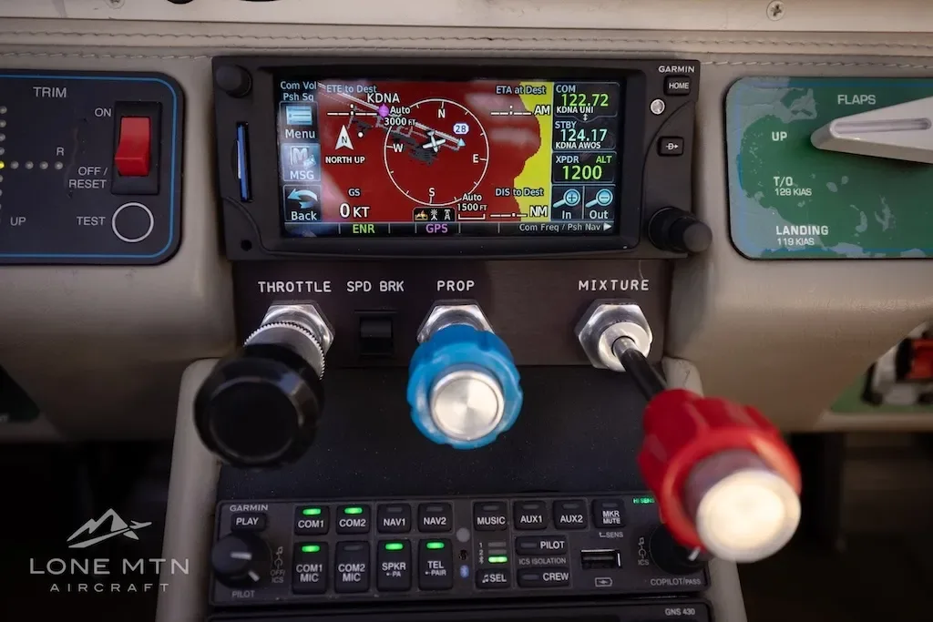 Avionics suite of a 2004 Columbia.