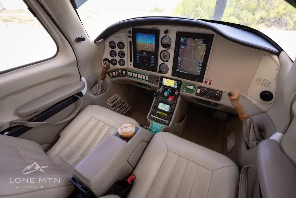Cabin interior of a 2004 Columbia.