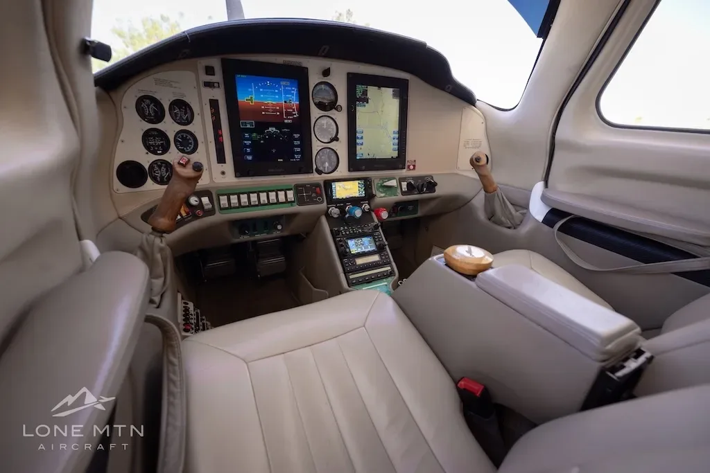 Cabin interior of a 2004 Columbia.