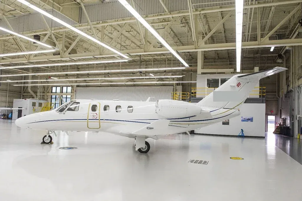 Exterior view of a 2016 Cessna Citation.