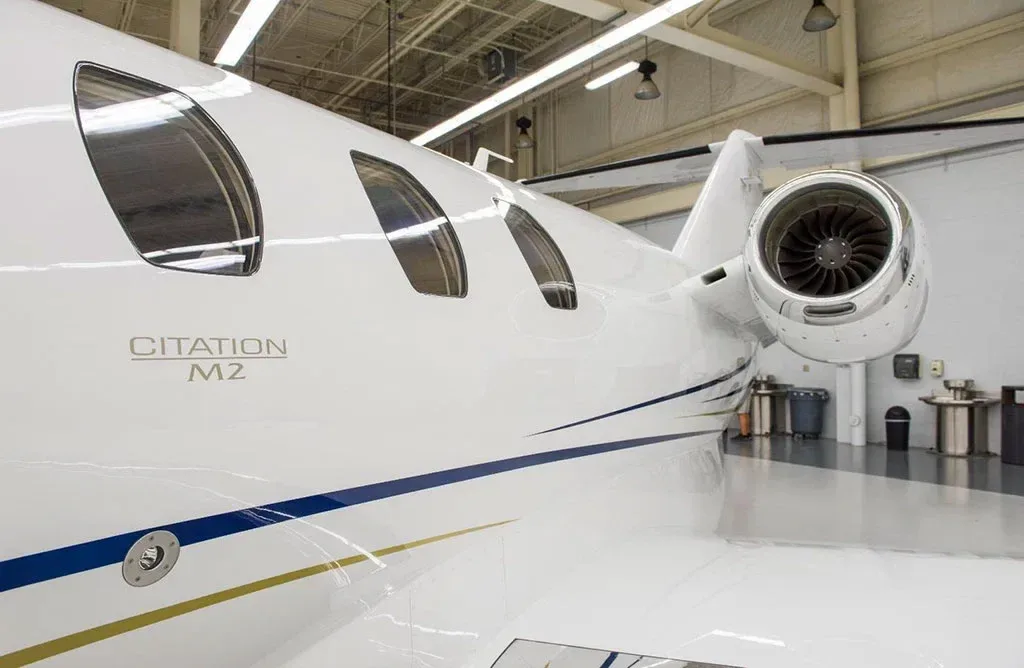 Exterior view of a 2016 Cessna Citation.