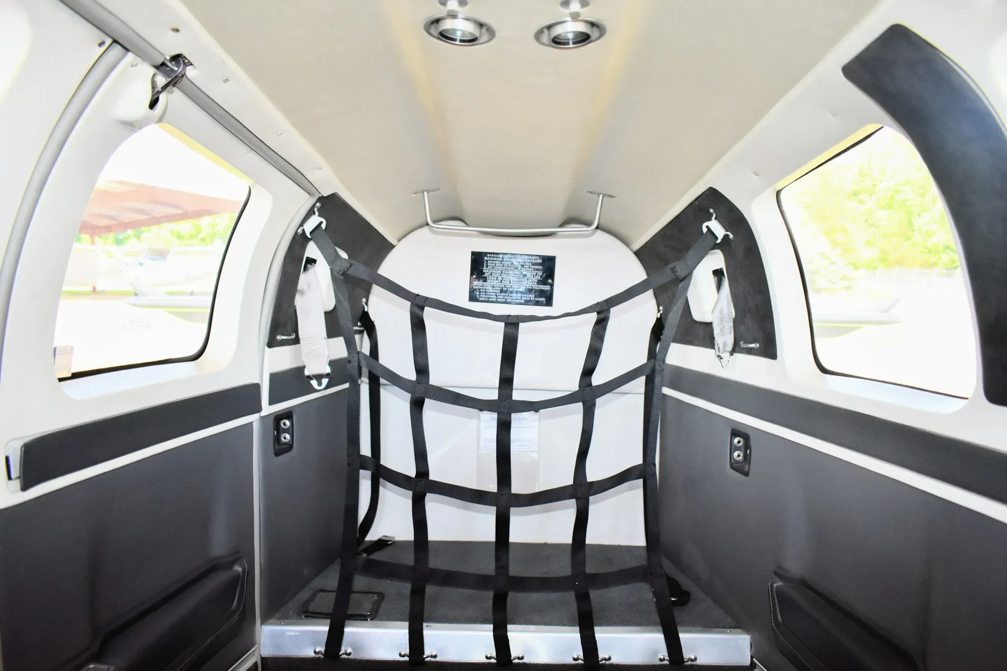 Cabin interior of a 2005 Beechcraft Bonanza.