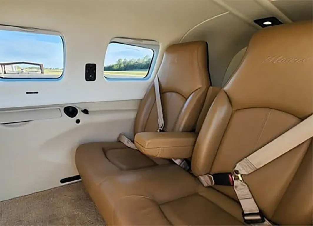 Cabin interior of a 2013 Piper Malibu Matrix.