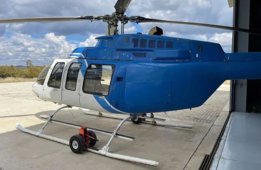 Exterior view of a 1998 Bell 407.