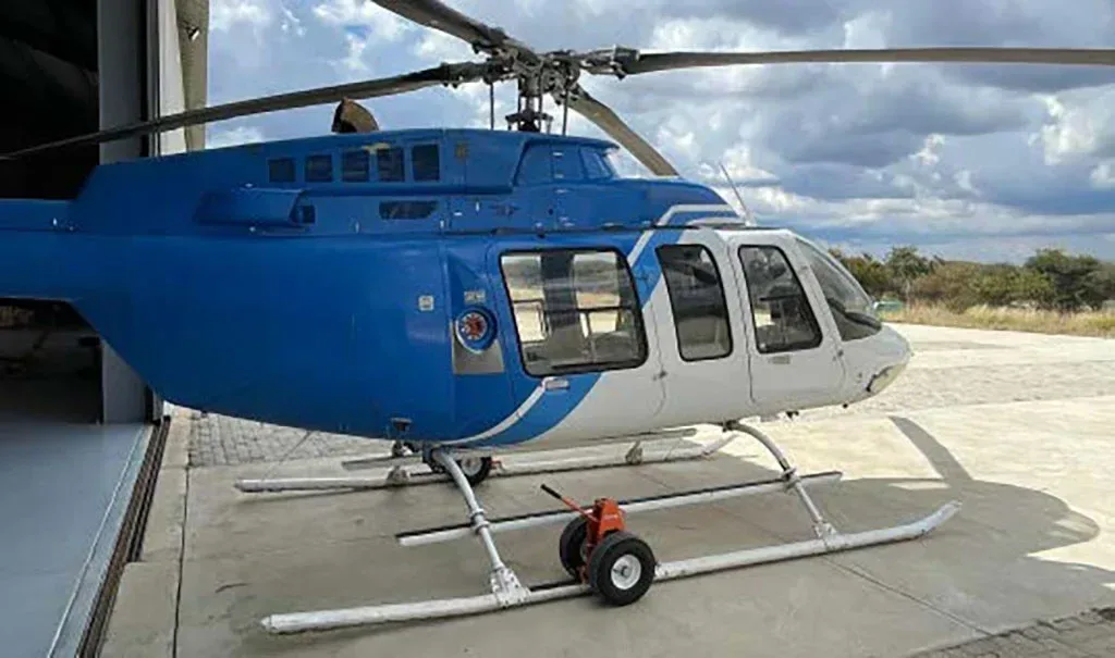 Exterior view of a 1998 Bell 407.