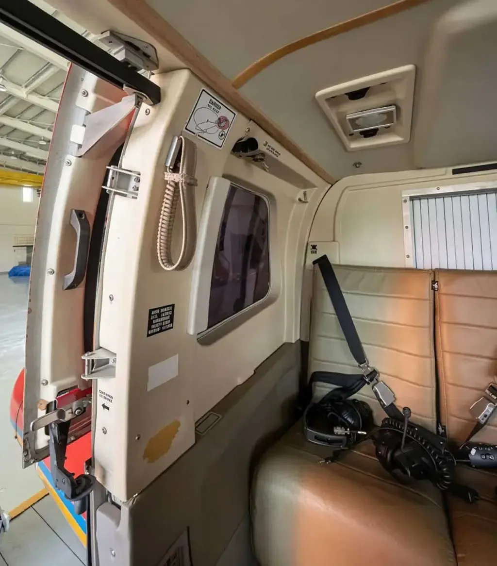 Cabin interior of a 2005 Bell 430.