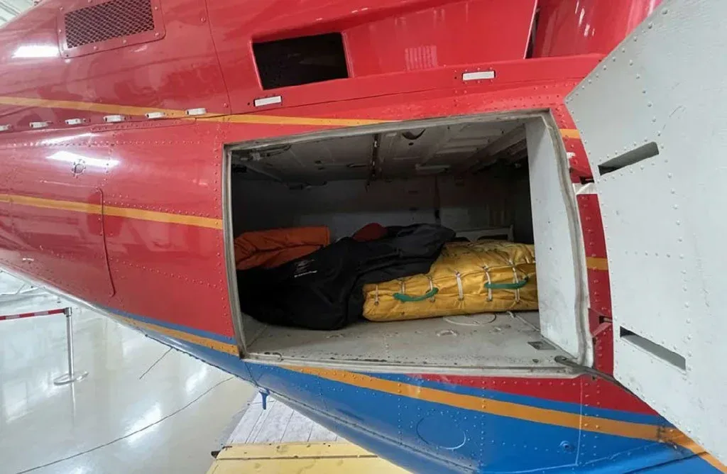 Engine detail of a 2005 Bell 430.