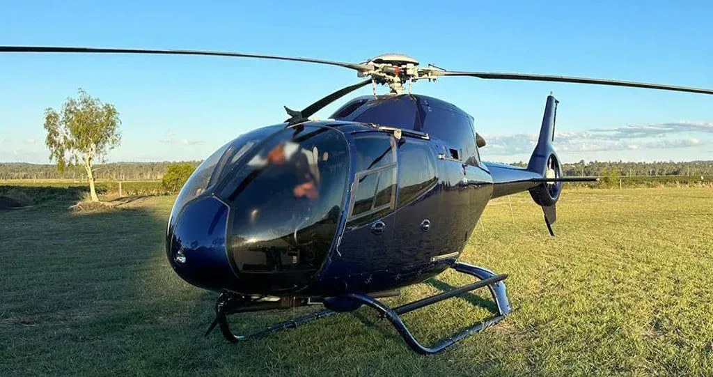Exterior view of a 2001 Eurocopter EC120B.