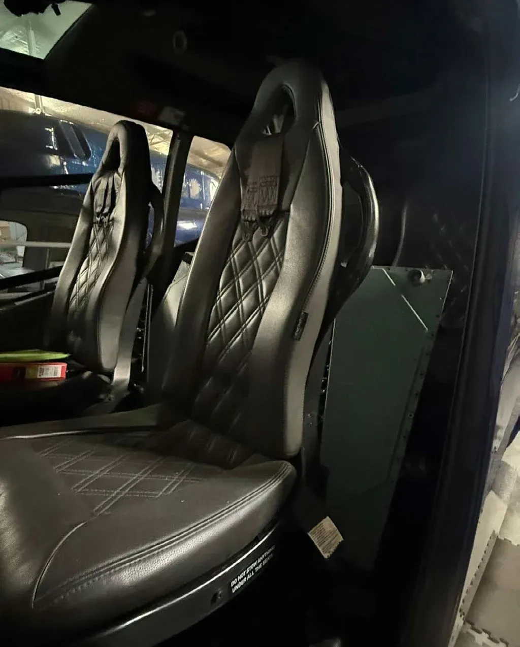 Cabin interior of a 2001 Eurocopter EC120B.