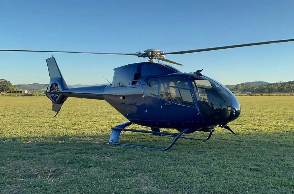 Exterior view of a 2001 Eurocopter EC120B.