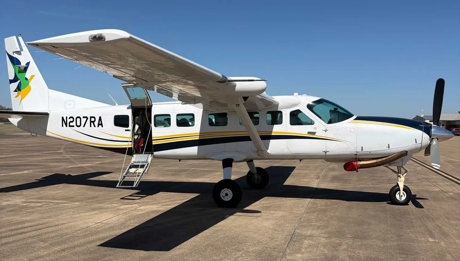 Exterior view of a 2000 Cessna Grand Caravan 208B.