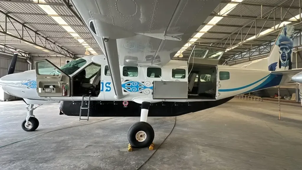 Exterior view of a 2008 Cessna Caravan.