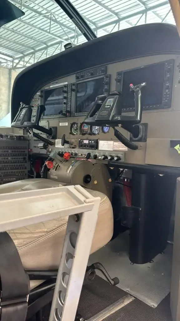 Avionics suite of a 2008 Cessna Caravan.