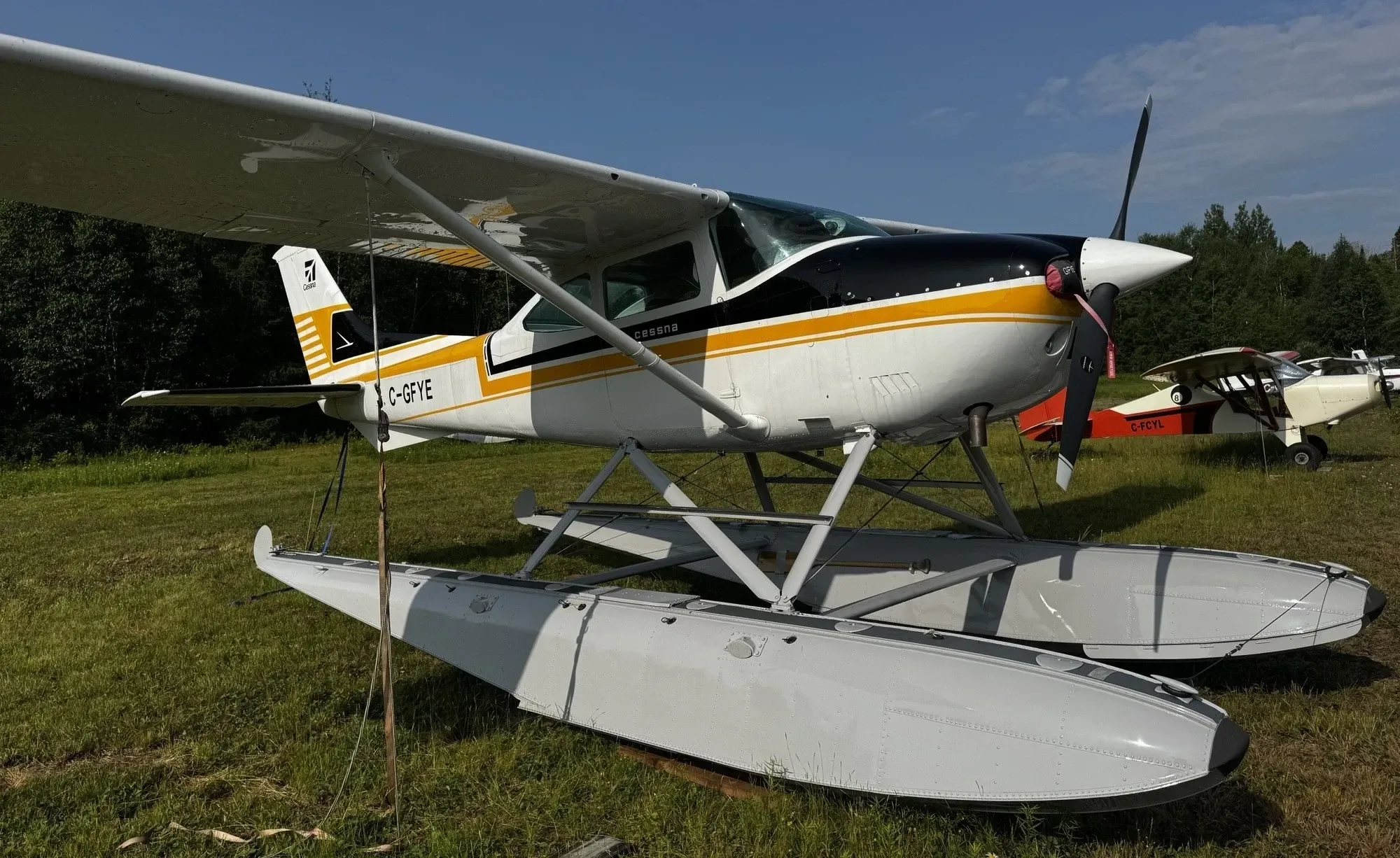 1976 Cessna 182P on EDO 2960s