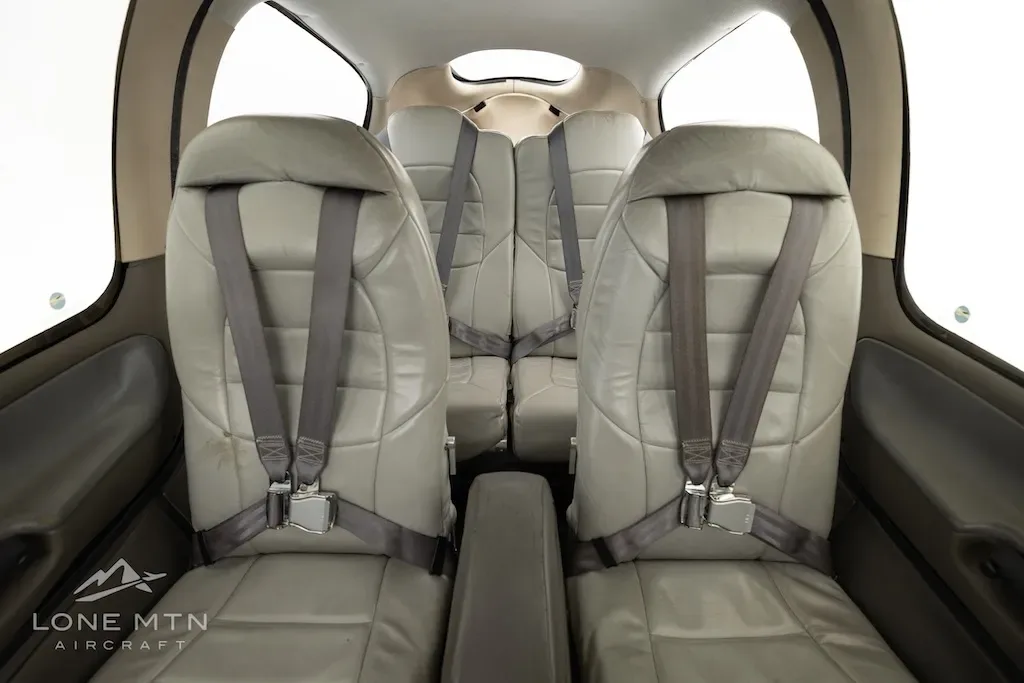 Cabin interior of a 2002 Cirrus SR22.