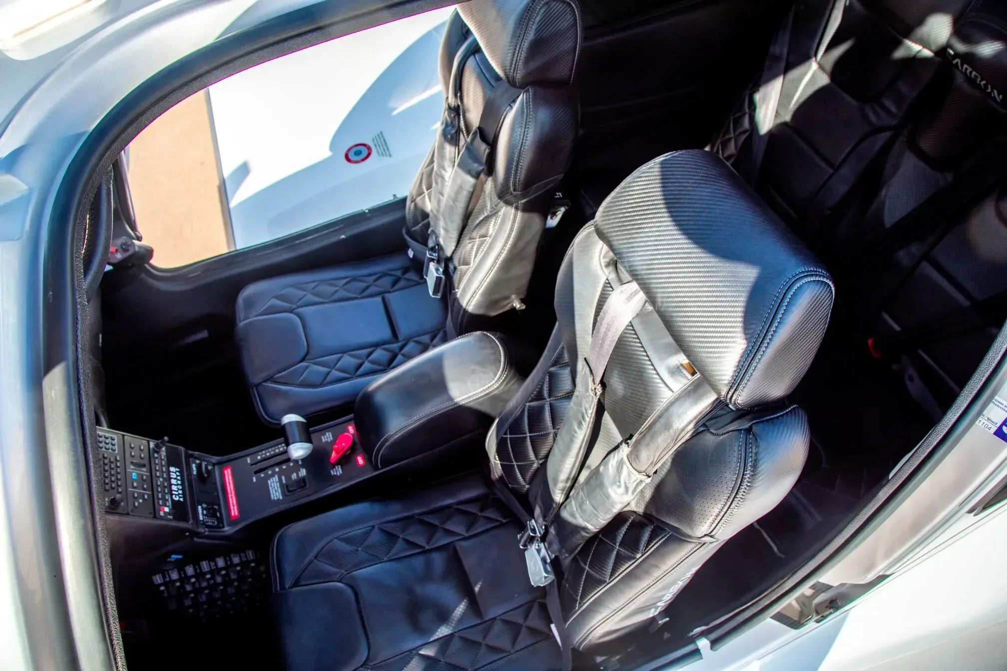Cabin interior of a 2014 Cirrus SR22T.