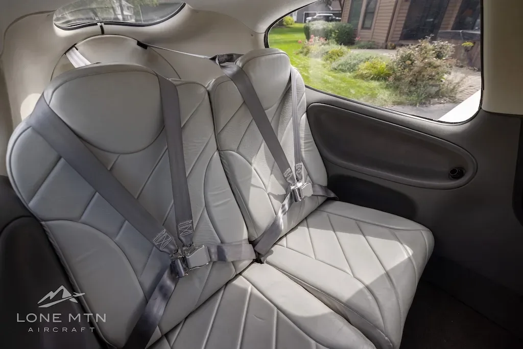 Cabin interior of a 2002 Cirrus SR20.