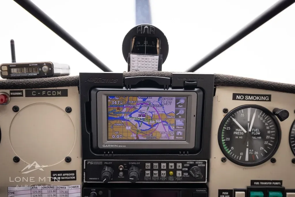 Avionics suite of a 1999 Maule.