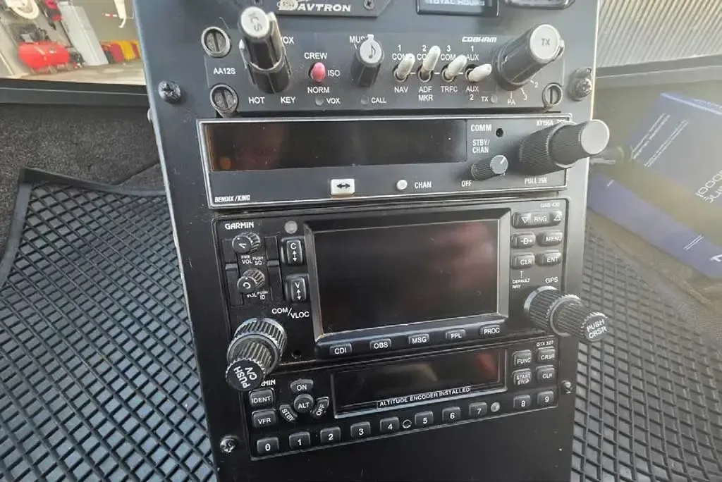 Avionics suite of a 2013 Robinson.