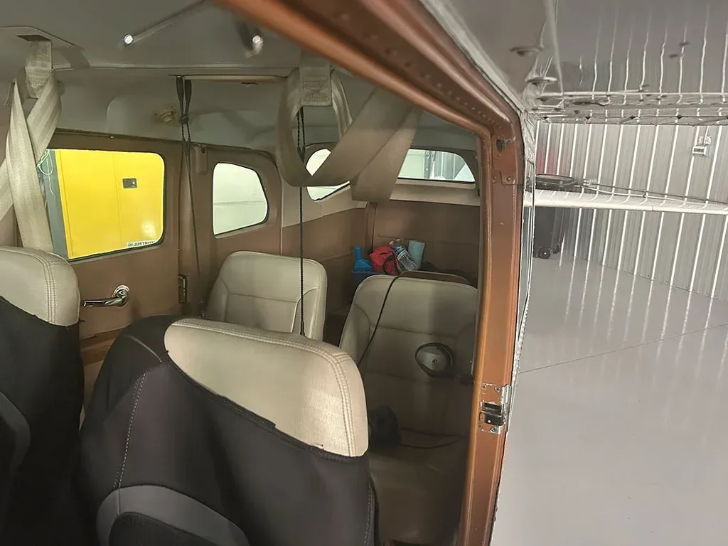 Cabin interior of a 1979 Cessna.