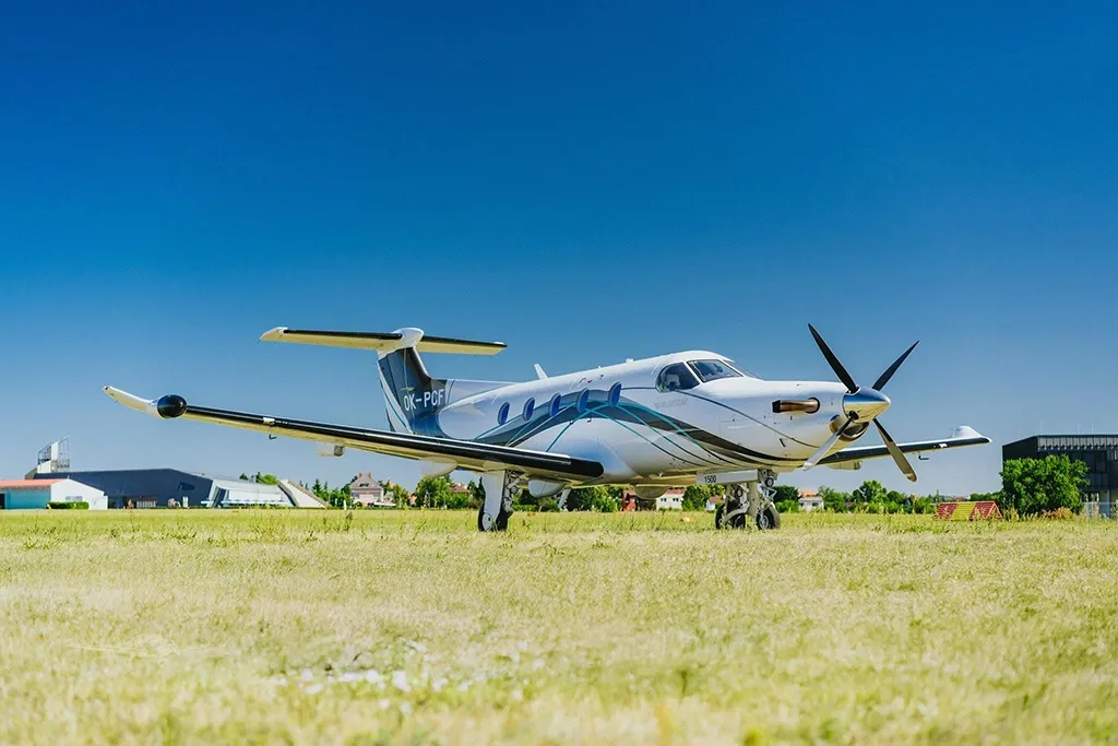 Exterior view of a 2017 Pilatus.