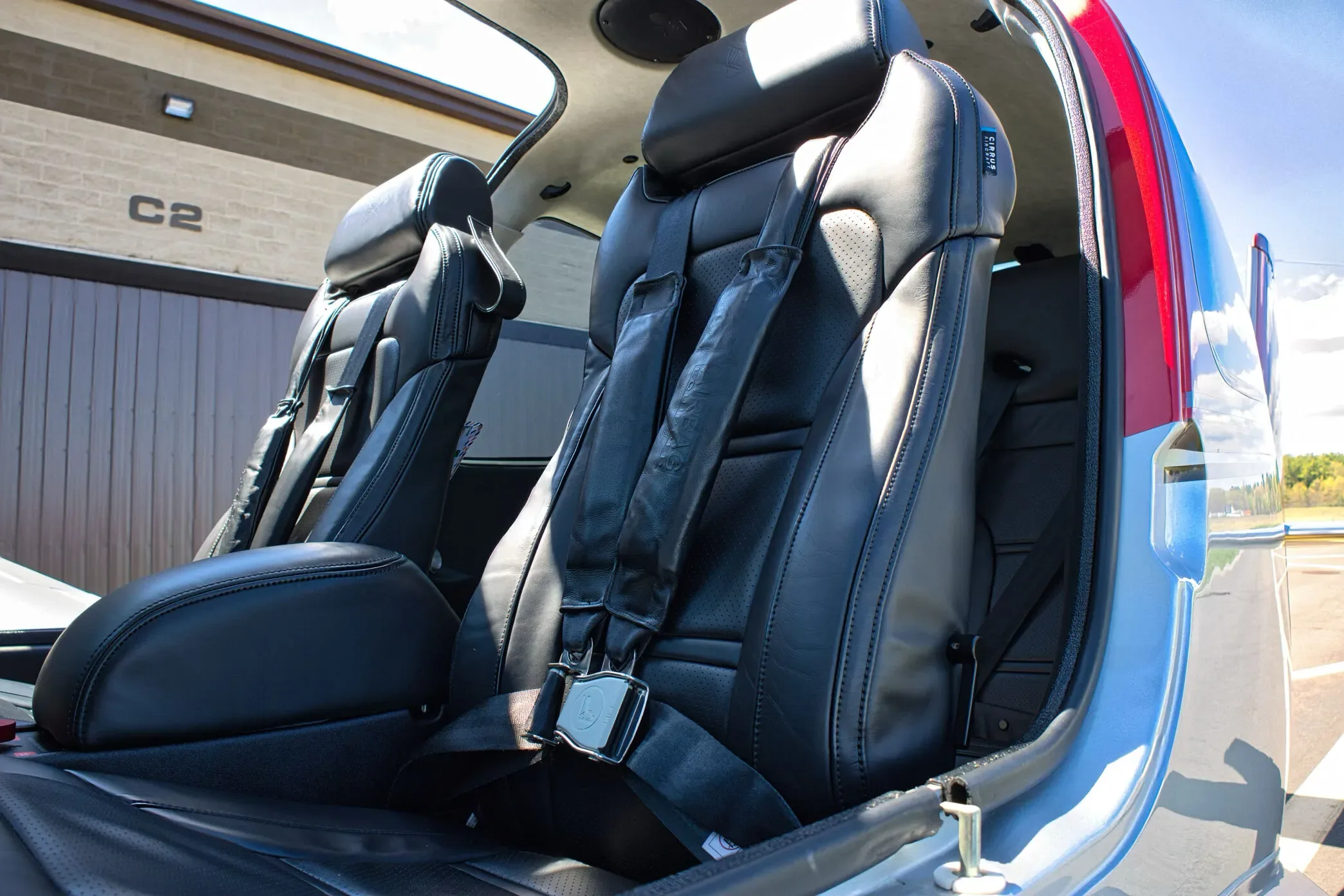 Cabin interior of a 2023 Cirrus.