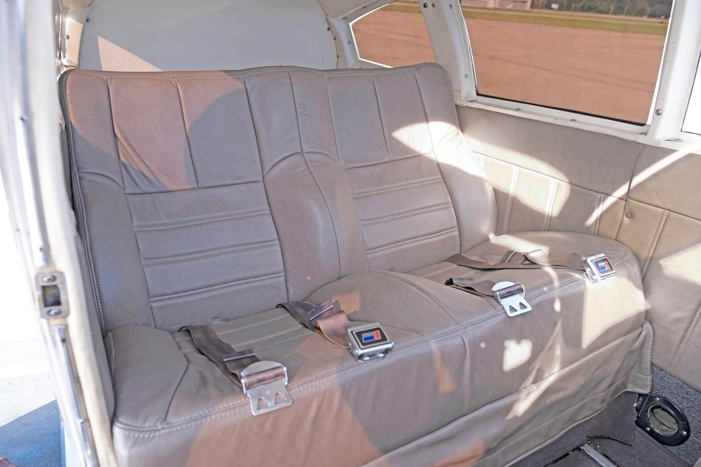 Cabin interior of a 1967 Piper PA-28R-180.