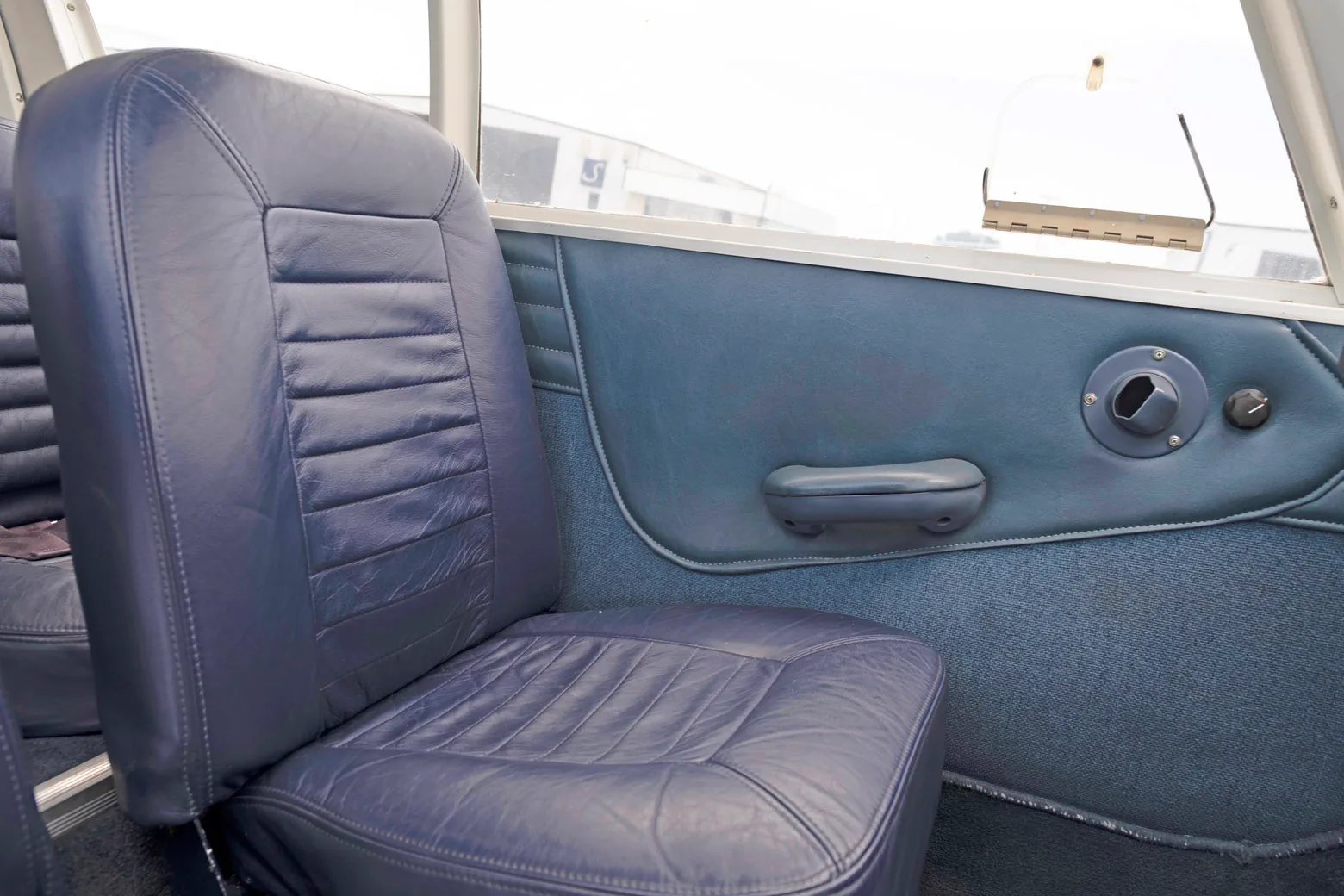 Cabin interior of a 1967 Piper PA-28-140.