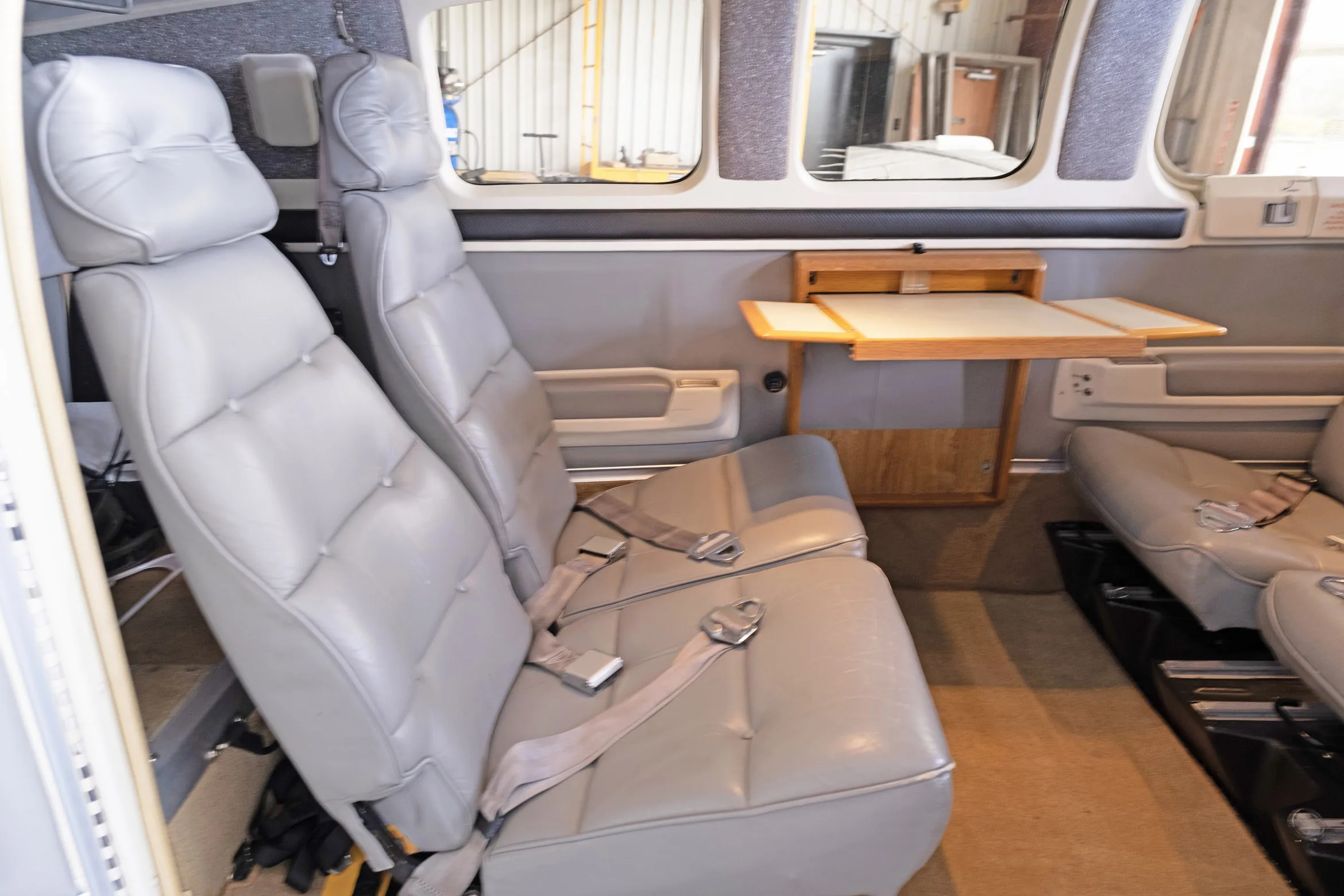 Cabin interior of a 1997 Beechcraft 58.
