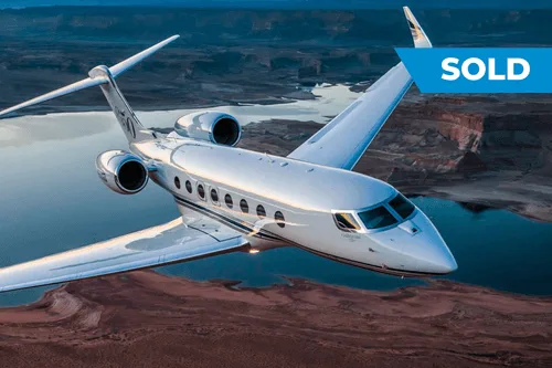 Marketing image of a 2019 Gulfstream G650ER - PRIVATE.