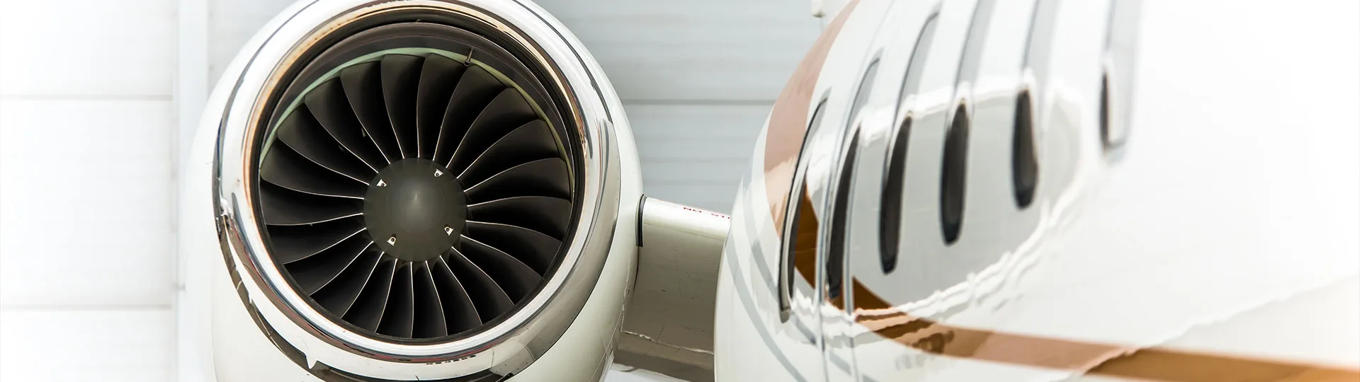 Engine detail of a 2004 Hawker 800xp.