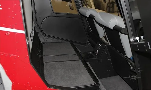Cabin interior of a 2023 Robinson R44 CADET.