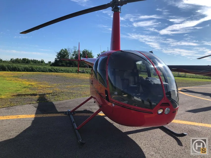 Exterior view of a 2008 Robinson R44 RAVEN I – GTHM.