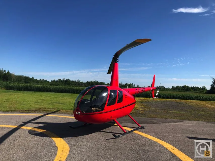 Exterior view of a 2008 Robinson R44 RAVEN I – GTHM.