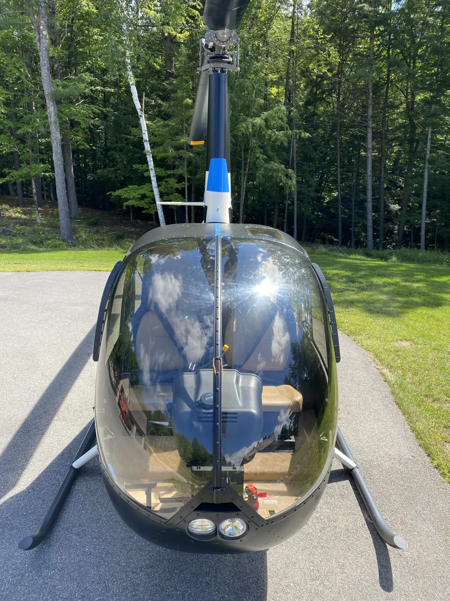Exterior view of a 2012 Robinson R44 RAVEN II.
