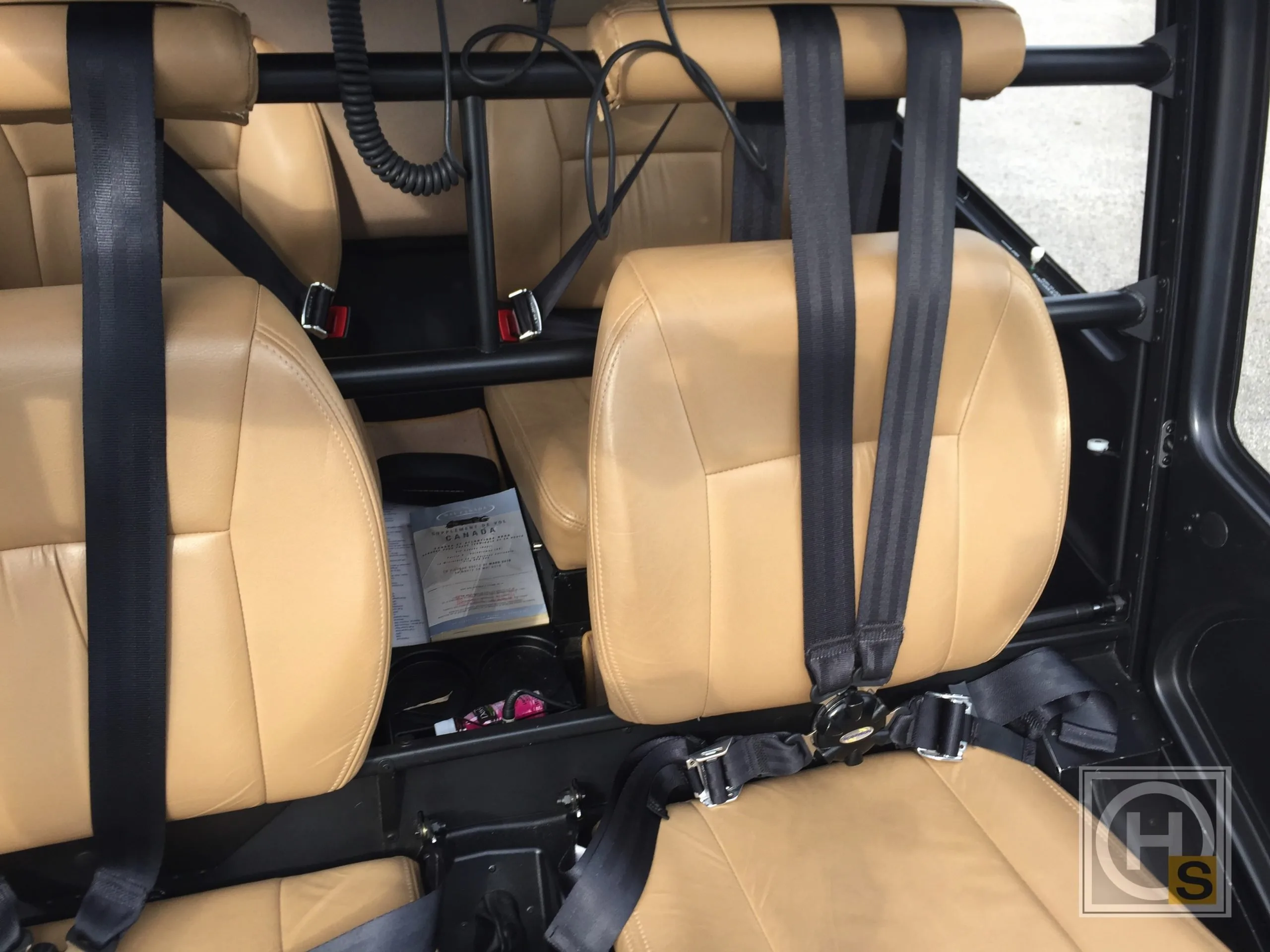 Cabin interior of a 2013 Robinson R44 RAVEN I.