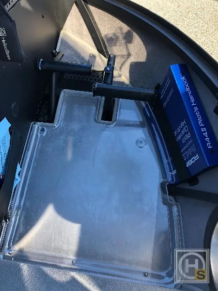 Avionics suite of a 2015 Robinson R44 RAVEN II.