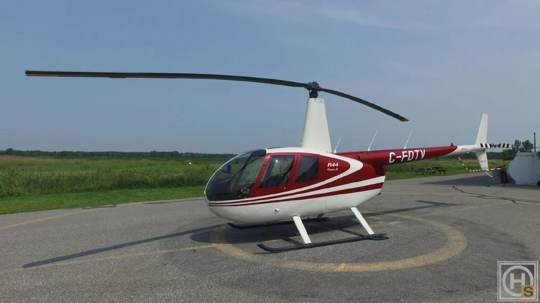 Exterior view of a 2015 Robinson R44 RAVEN II.