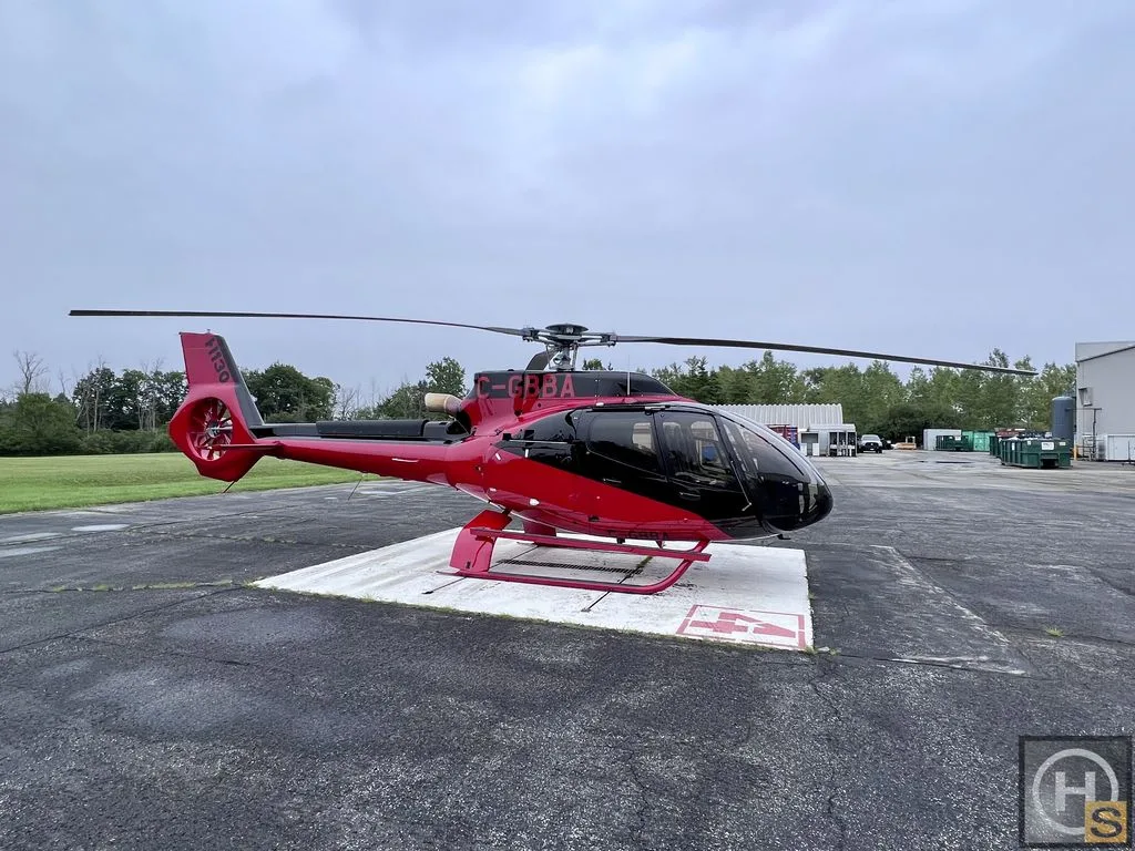 Exterior view of a 2022 Airbus H130 T2 (EC130 T2).