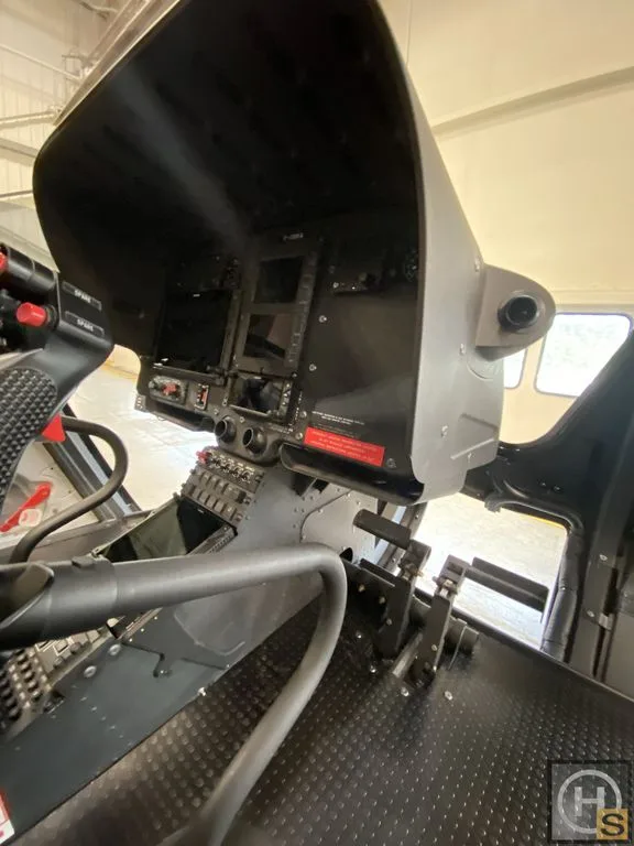 Cockpit and instrument panel of a 2022 Airbus H130 T2 (EC130 T2).