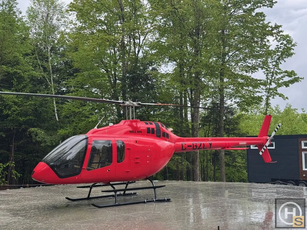 Cabin interior of a 2021 Bell 505 – December 2021 –.