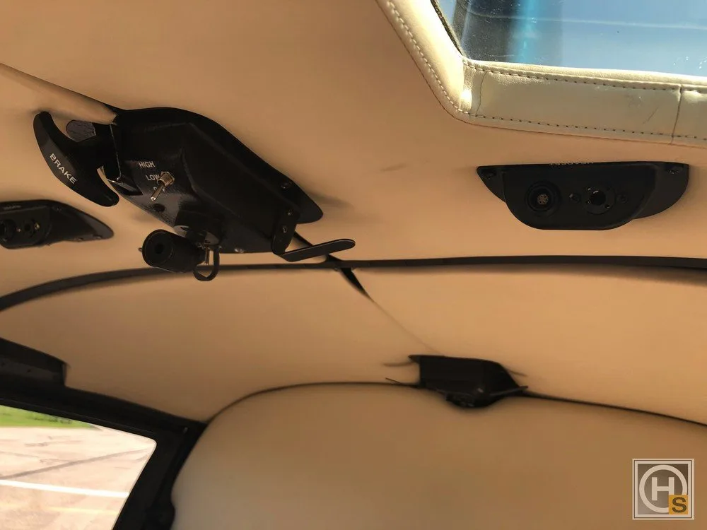 Cabin interior of a Robinson R44 RAVEN I.