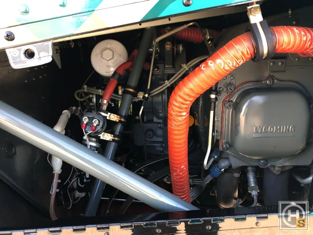 Engine detail of a 2012 Robinson R44 RAVEN I.