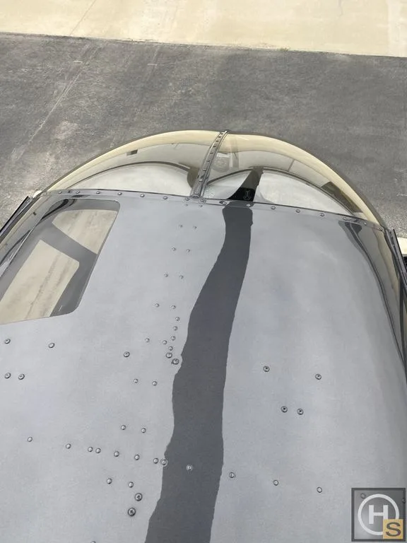 Cockpit and instrument panel of a 2022 Robinson R44 Raven I - August 2022.