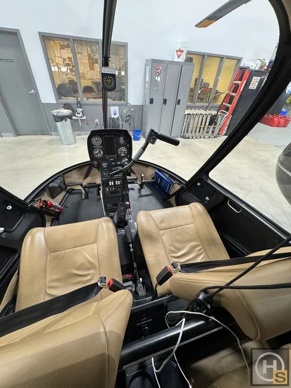 Cabin interior of a 2015 Robinson R44 Raven I – June 2015 –.