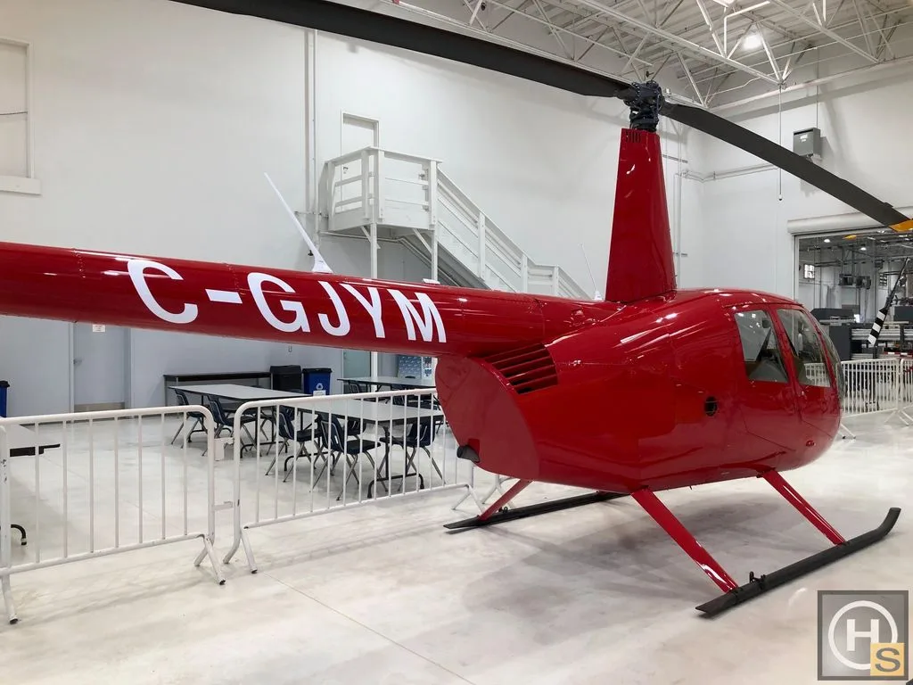 Exterior view of a 2023 R44 Raven I - November 2023 - Sn 2770, C-GJYM.