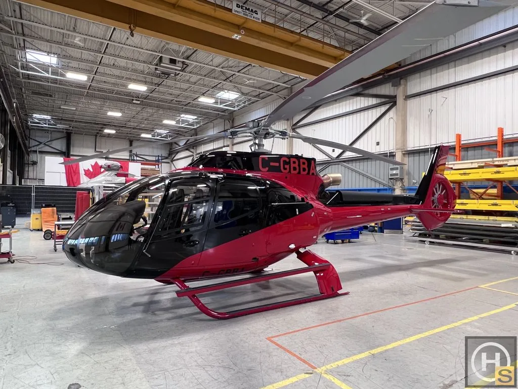 Exterior view of a 2023 R44 Raven I - November 2023 - Sn 2770, C-GJYM.